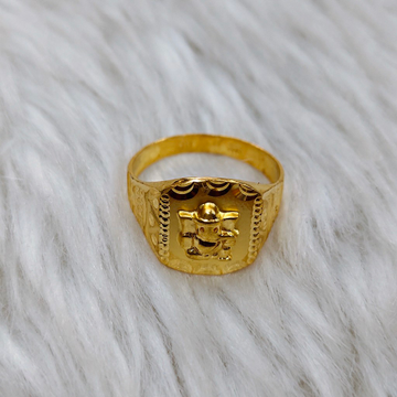 22 carat 916 Ganesh ji  gents ring by 