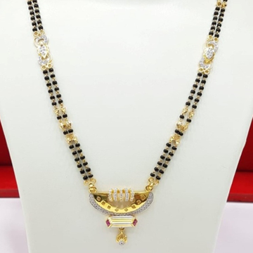 22kt gold plain design mangalsutra by 