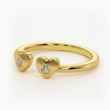 diamond simple ring by 