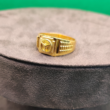 916 gold fancy gents ring by 