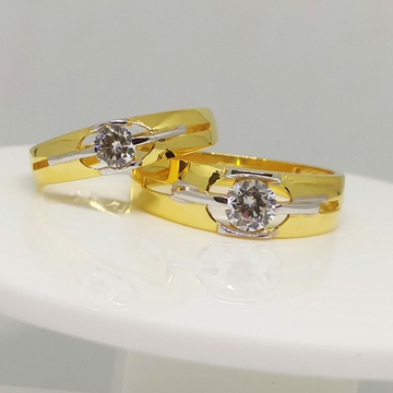 916 22 carat diamond couple rings by 