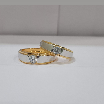 22 carat 916 fancy diamond couple ring by 