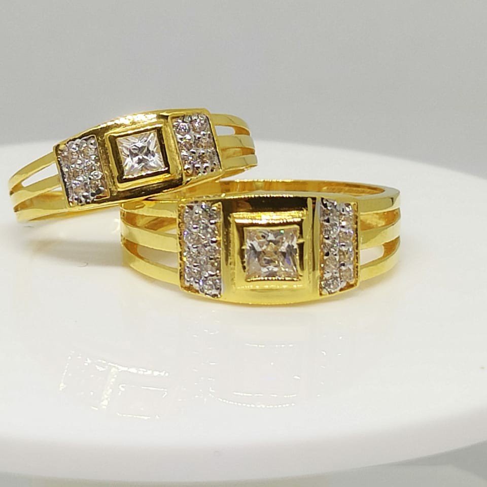 22 carat 916 fancy couple ring