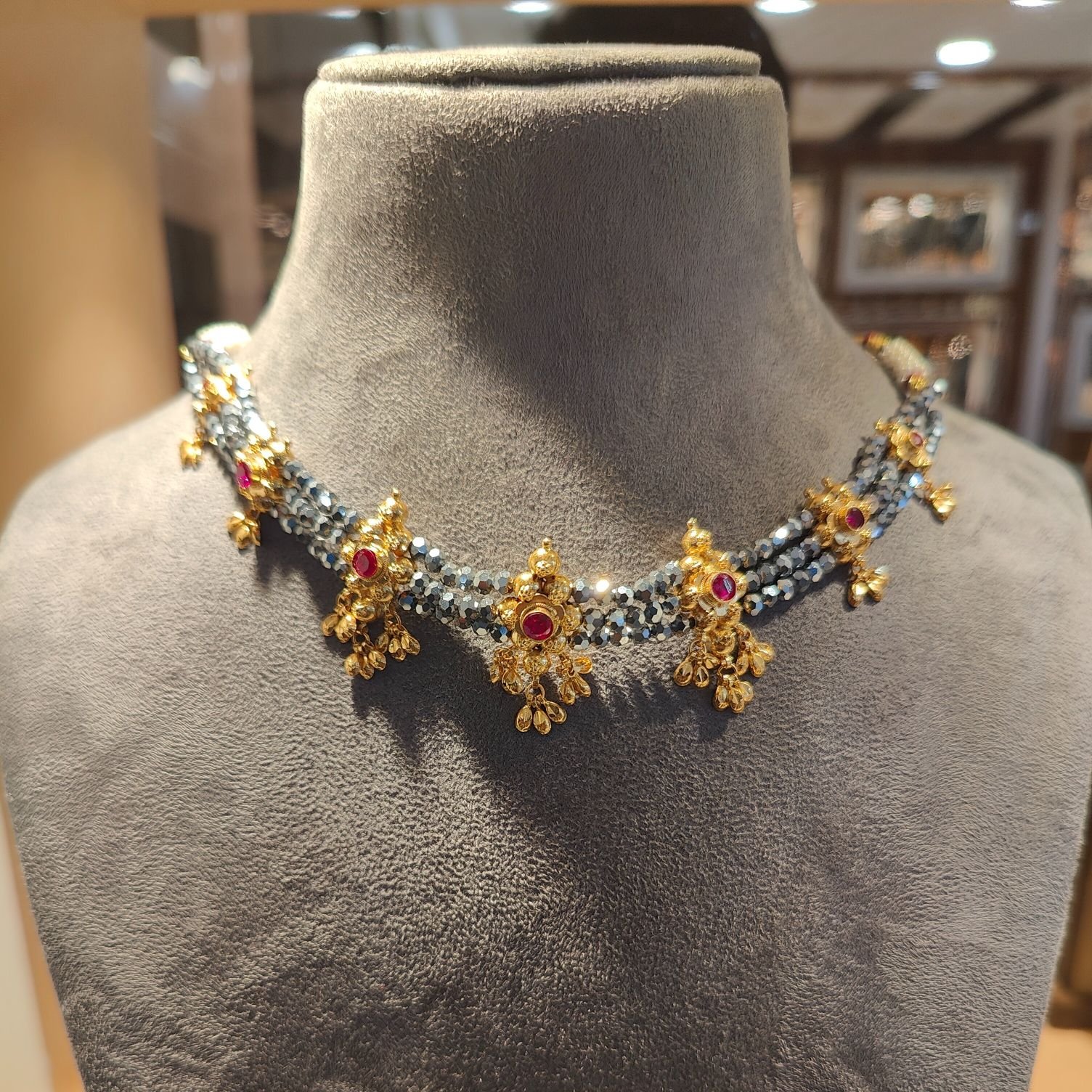 22K Gold Designer Necklace