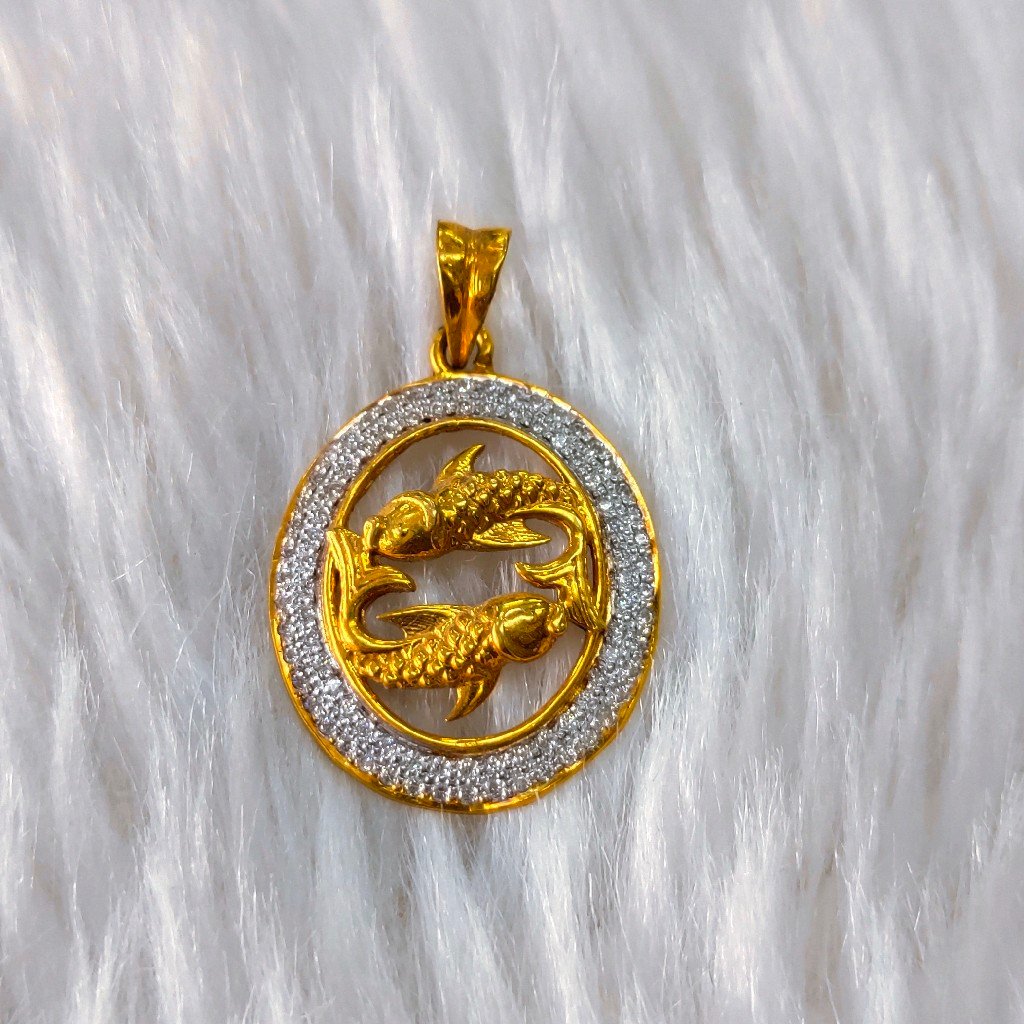 916 gold Hallmark Rashi Pendant