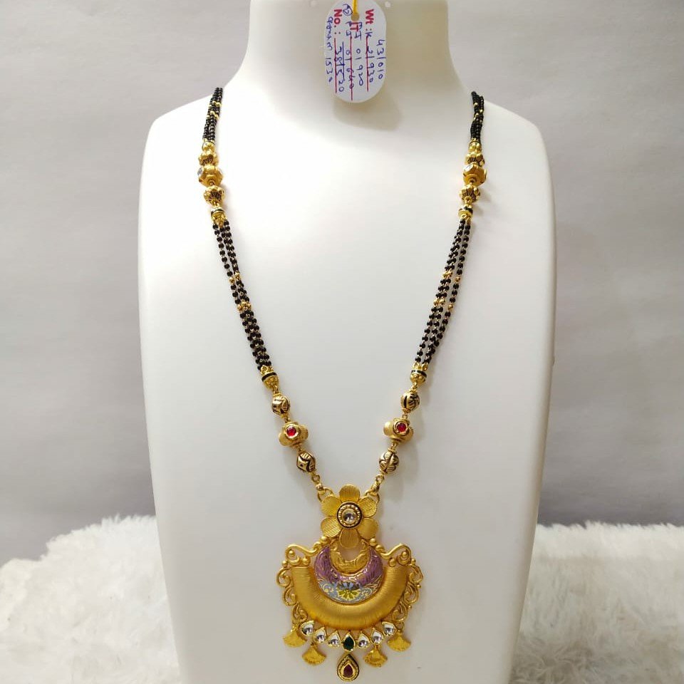 fancy mangalsutra 916 22 carat