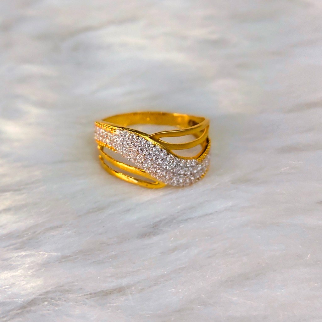 22 carat 916 fancy diamond ring