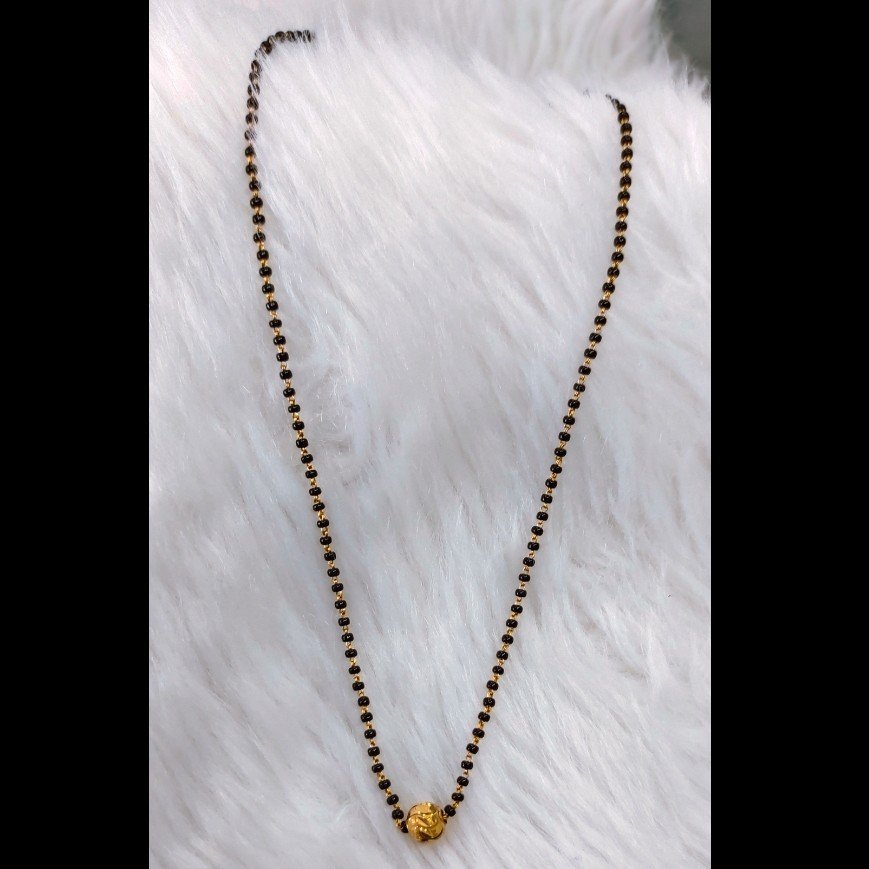 22 carat 916 fancy mangalsutra dokiya