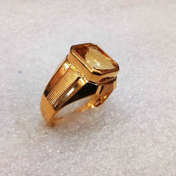 22 carat 916 pukhraj Guru gents ring