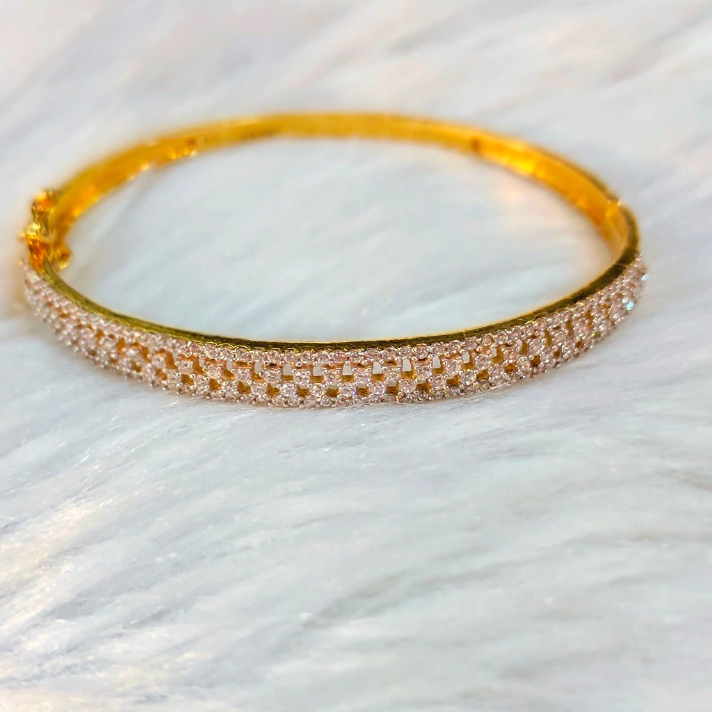 22 carat 916 diamond bracelet
