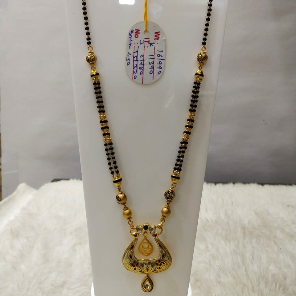 antique 916 22 carat mangalsutra