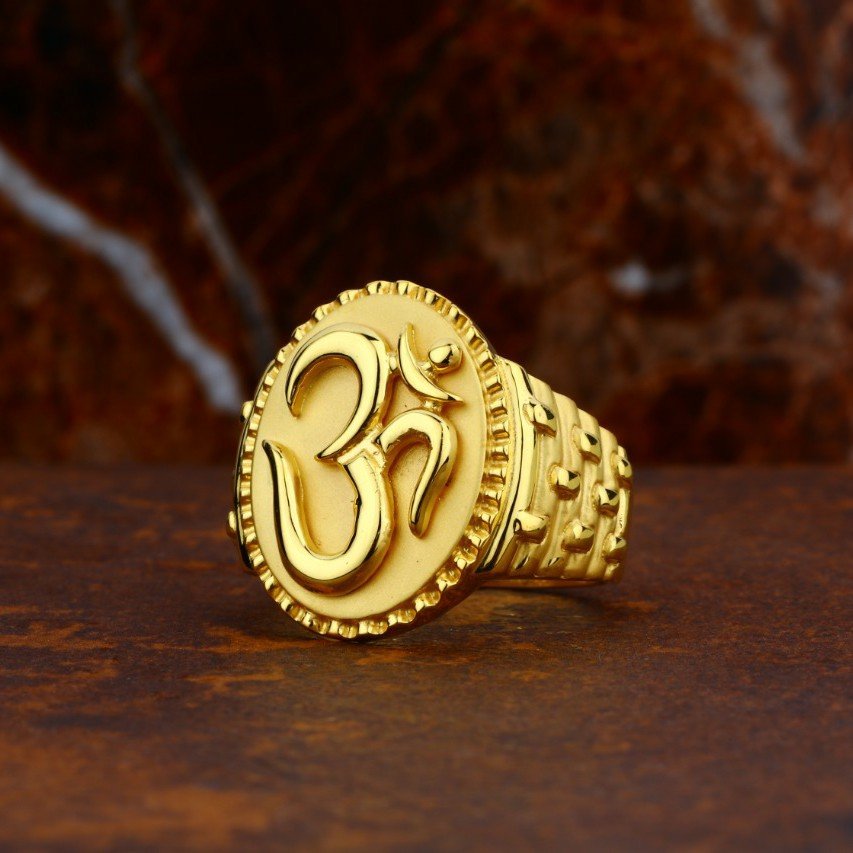 Buy quality 22K Gold Exclusive Fancy Gents Ring in Ahmedabad