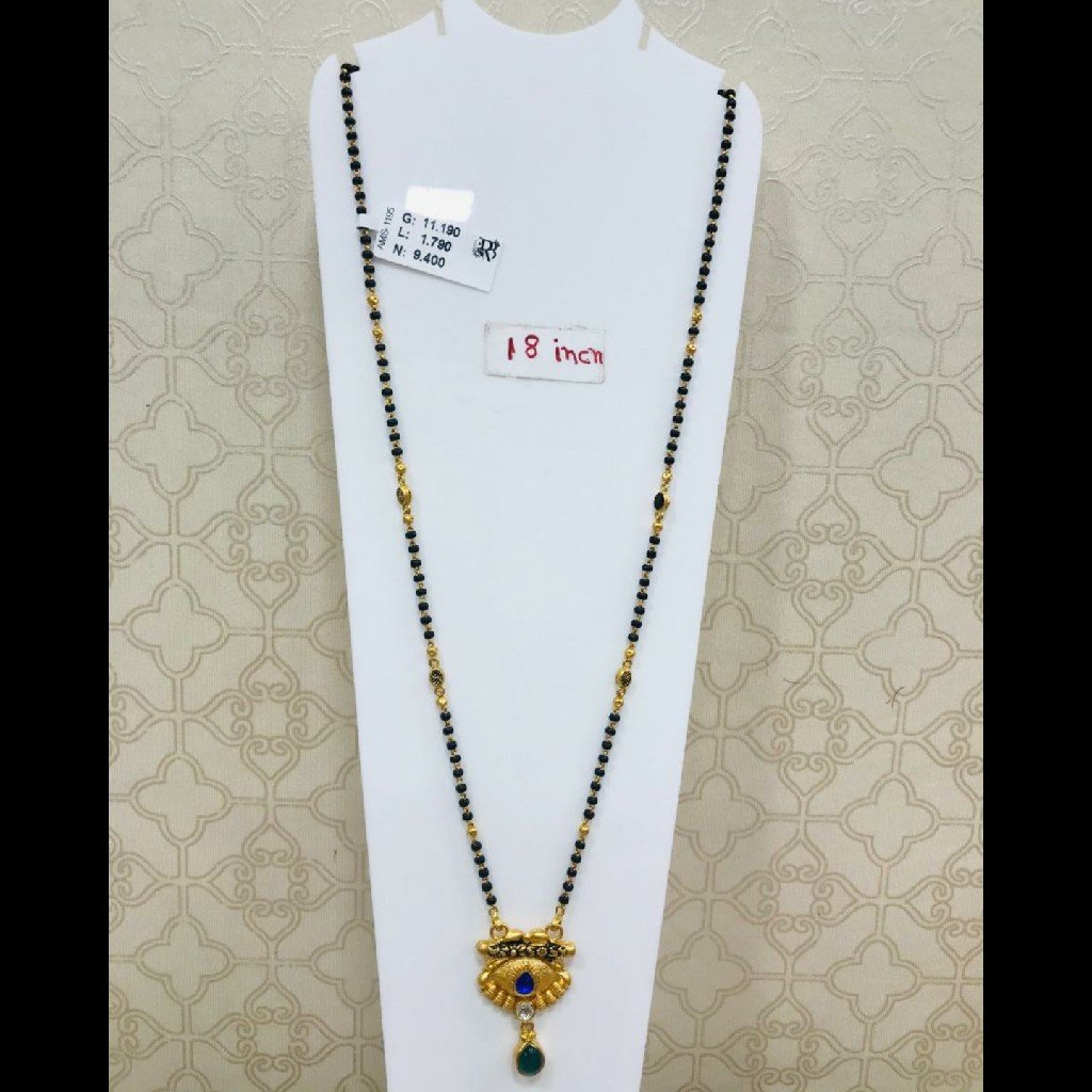 22 carat 916 fancy mangalsutra dokiya